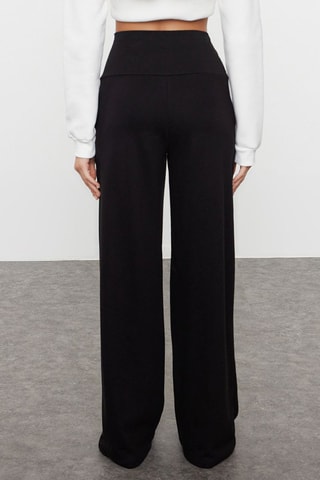 Pantalón wide leg - Negro