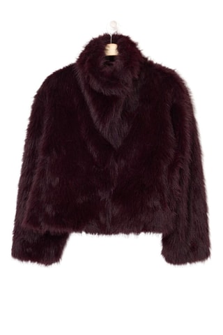 Chaqueta oversize - Burdeos