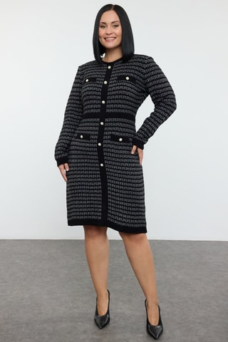 Vestido jersey - Negro