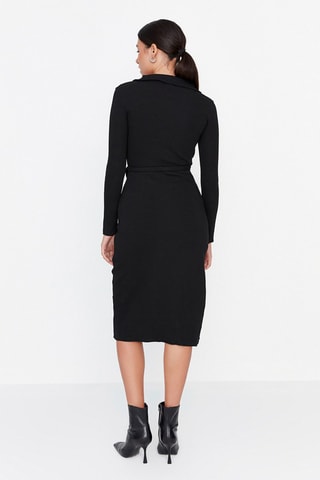 Vestido jersey - Negro