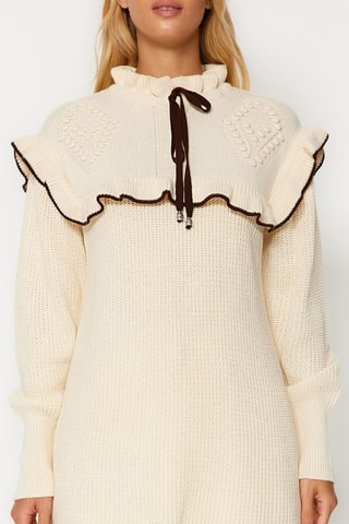 Túnica regular fit - Crema