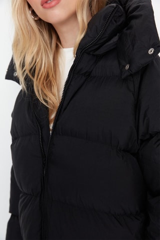 Anorak con capucha - Negro