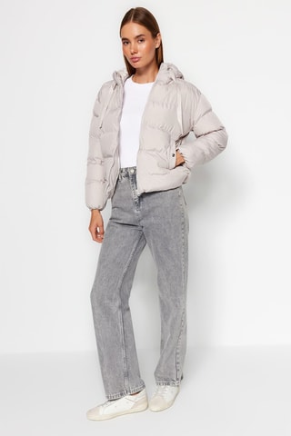 Anorak con capucha - Gris