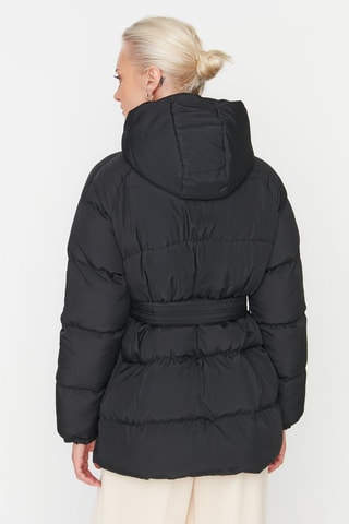 Anorak con capucha - Negro