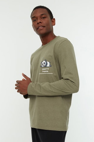 Pijama - Caqui y negro