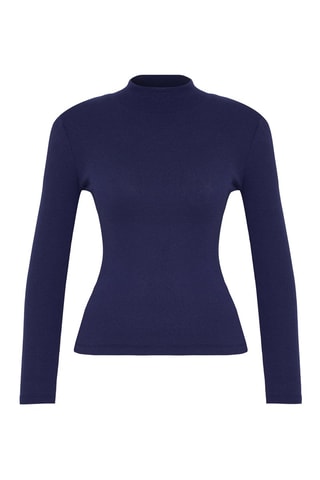 Top slim fit - Azul marino