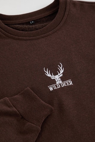 Sudadera oversize - Marrón