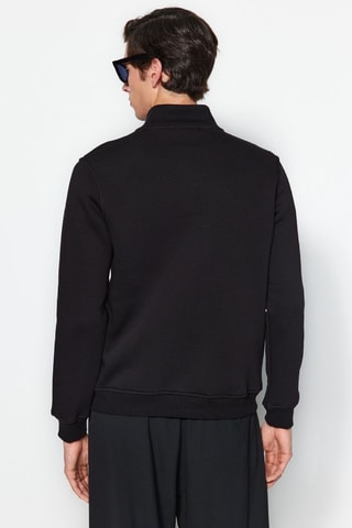 Sudadera regular fit - Negro