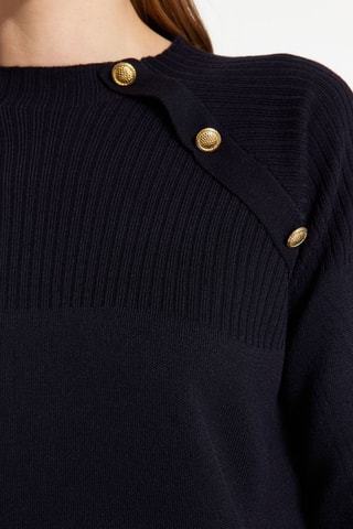 Túnica regular fit y pantalón - Azul marino