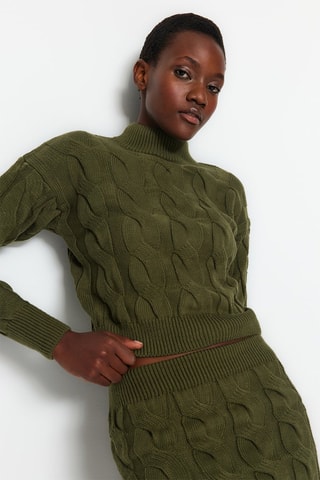 Jersey y falda - Caqui