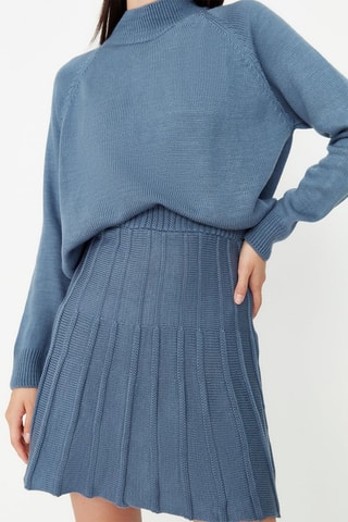 Jersey y falda - Azul