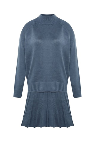 Jersey y falda - Azul