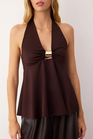 Top - Marrón
