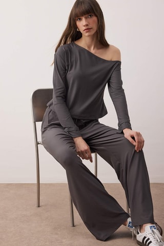 Top y pantalón - Antracita