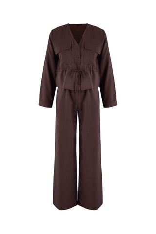 Chaqueta y pantalón - Marrón