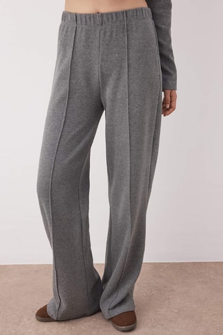 Cárdigan y pantalón - Antracita jaspeado