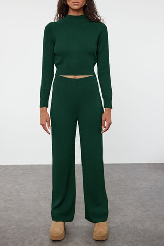 Camiseta y pantalón - Verde esmeralda