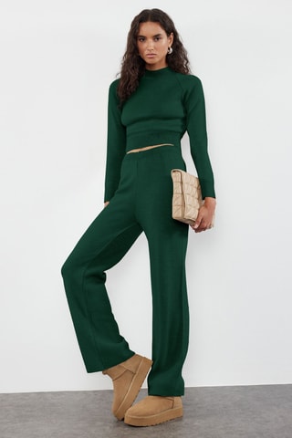 Camiseta y pantalón - Verde esmeralda