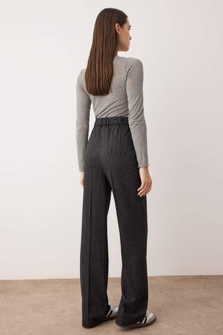 Pantalón de tiro alto - Antracita