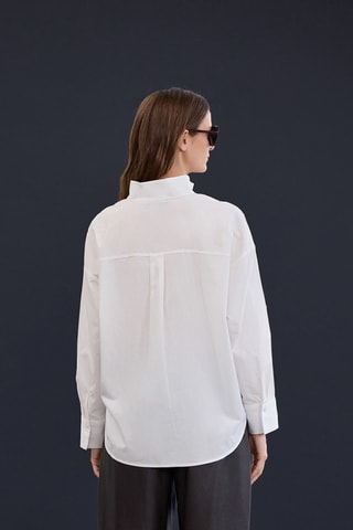 Camisa oversize - Blanco