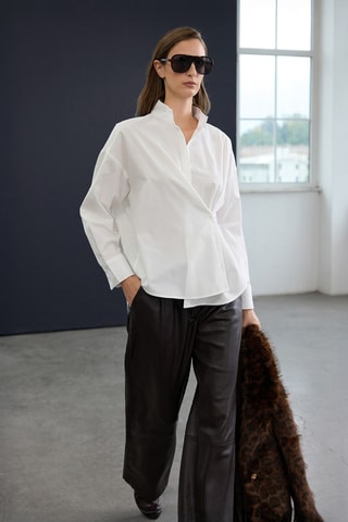 Camisa oversize - Blanco
