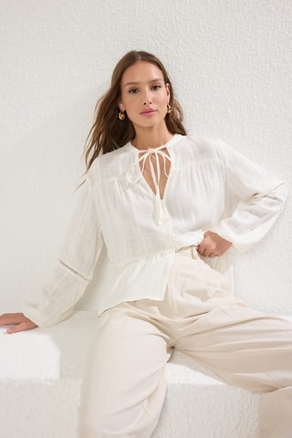 Camisa oversize - Blanco