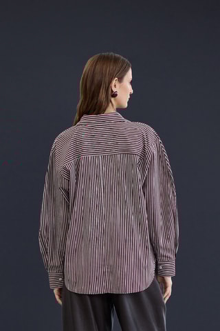 Camisa oversize - Marrón