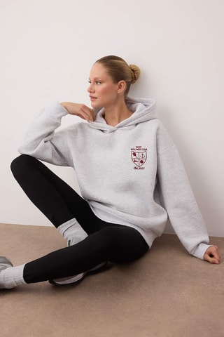 Sudadera con capucha - Gris