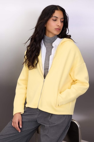 Sudadera con capucha - Amarillo