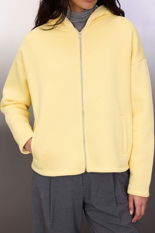 Sudadera con capucha - Amarillo