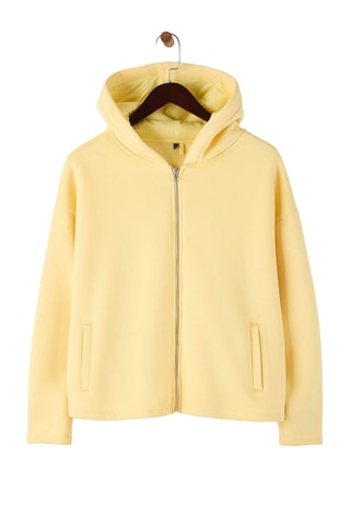 Sudadera con capucha - Amarillo