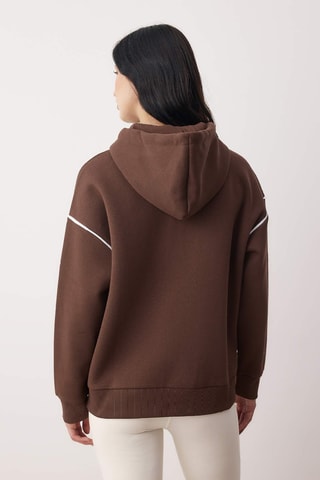 Sudadera con capucha - Marrón