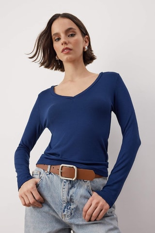 Camiseta - Azul marino