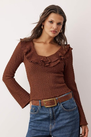 Top - Marrón