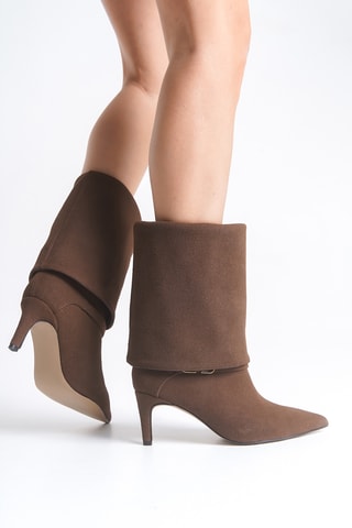 Botas de nobuk - Marrón claro