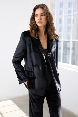 Chaqueta de pana - Negro