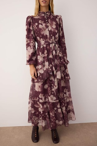 Vestido largo - Burdeos