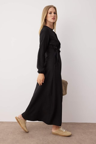 Vestido recto - Negro