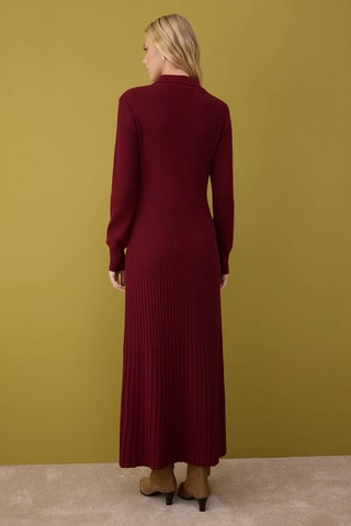 Vestido jersey - Burdeos