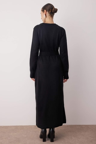 Vestido jersey - Negro