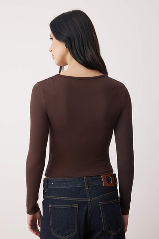 Top - Marrón