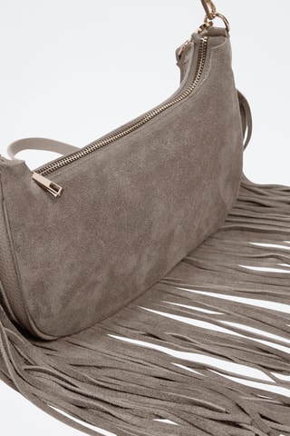Bolso de nobuk - Beige