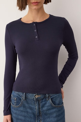 Crop top - Azul marino