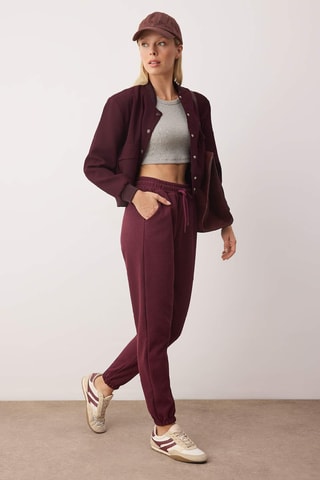 Jogging de tiro alto - Violeta