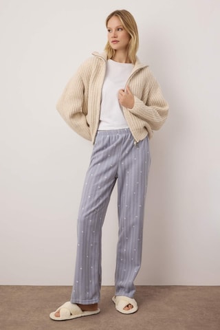 2 pantalones de pijama - Marrón y gris