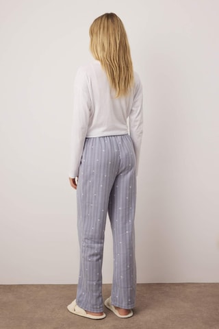 2 pantalones de pijama - Marrón y gris