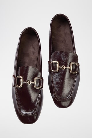 Mocasines con brillo - Marrón