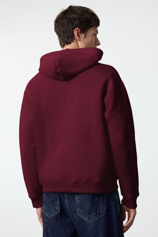 Sudadera con capucha - Burdeos