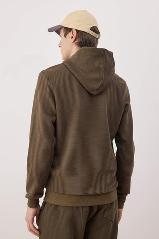 Sudadera con capucha - Caqui