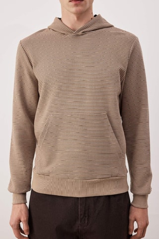 Sudadera con capucha - Beige
